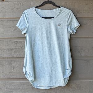 Masters Tech Active Light Green Scoop Neck Short Sleeve Golf Tee Size Medium